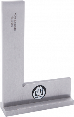 Steel Square with Base 90° DIN 875/1