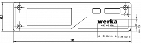 Preview: Digital Spirit Level 200 mm
