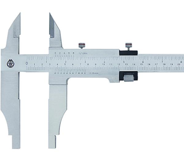 Werkstatt-Messschieber mit Messerspitzen