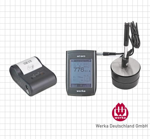 Leeb-Härte-Messgerät mit Mini-Drucker, touch screen